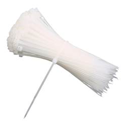 2.5mm wide self-locking nylon cable ties for cable management
