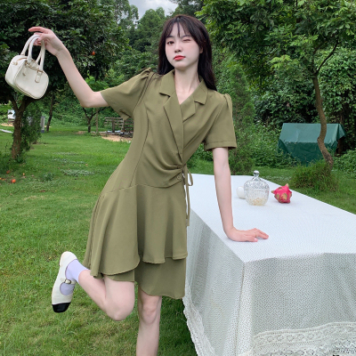 taobao agent Design dress, fitted brace, suit, plus size, V-neckline, trend of season