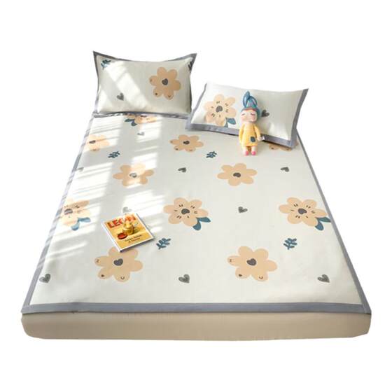 
Jialiya mat ice silk mat machine washable summer soft mat mattress summer student dormitory single 2026 new style