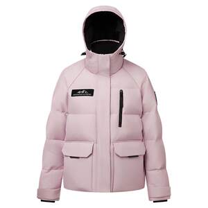 
Bosideng Extreme Cold 90 Goose Down Outdoor New Fashion Bread Down Jacket Women's Hooded Loose Warm Short Style