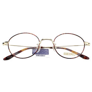 Seiko Seiko Full Frame Circular Glasses Relic Fashion Retro Korean Myopia Titanium Glasses Frame H03091
