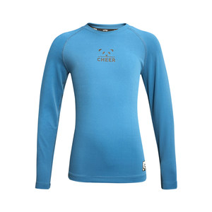 
UTO Youtu children's quick-drying sports T-shirt for boys' t-shirt long-sleeved girls' spring wear 2025 new spliced ​​top