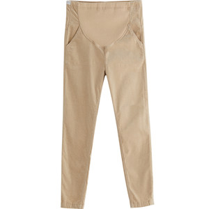 
SELLYNEAR Maternity Autumn and Winter Clothing New Corduroy Casual Adjustable Belly Support Loose Slim Carrot Pants
