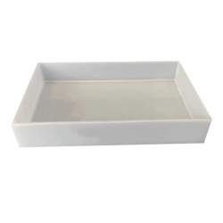 White PP polypropylene laboratory tray