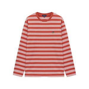 
TeenieWeenie Bear Men's Daily Casual Striped Comfortable Soft Long Sleeve T-Shirt