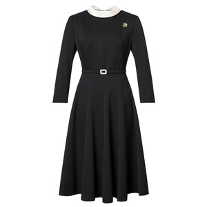 
La Koradior La Koradior shopping mall same high-waist Hepburn style waist dress dress for women