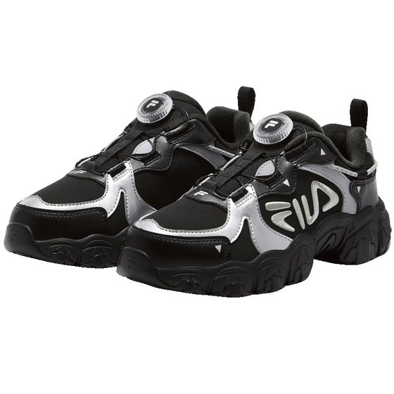 
FILA KIDS Fila Children's Shoes Children's Running Shoes Winter Style Men and Women's Fashion Knob Retro Casual Shoes
