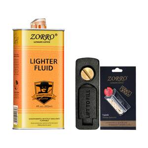 Genuine clear fragrance Zorro Zorro Lunar lighter coal and oil -based oil coil fuel fuel fuel fuel firestone accessories
