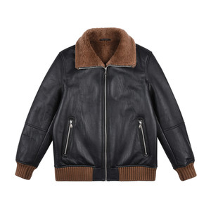 
Reddy Boer Men's Genuine Leather Jacket 2025 Winter New Sheepskin Genuine Leather All-in-One Warm Jacket for Men