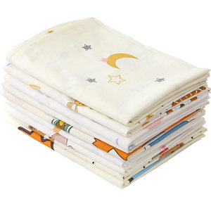 Baby bed sheets made of pure cotton Class A summer children's spliced bed, breathable all cotton bed sheets, baby bed sheets can be customized