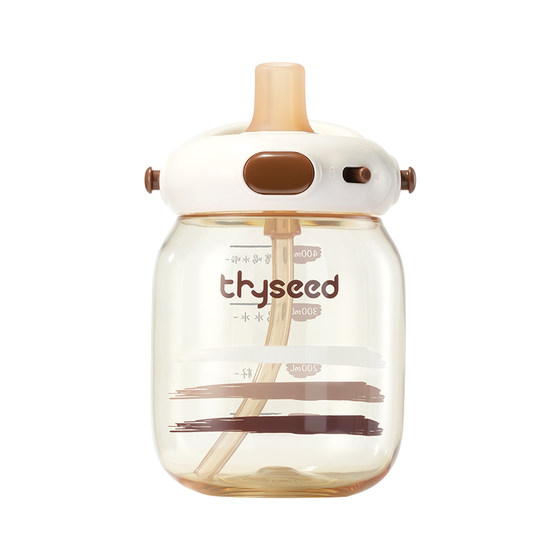 
Shixi ton ton bucket children's water cup straw cup baby direct drinking kindergarten kettle summer season out 2 years old ppsu