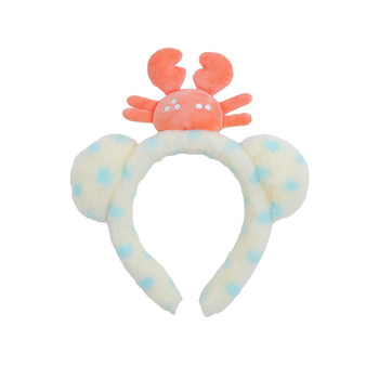 
Cute plush bear face wash headband doll headband