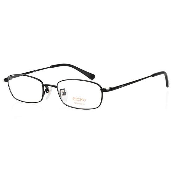 Seiko business titanium glasses rack myopia glasses with height full -frame small frame men's optical H01046
