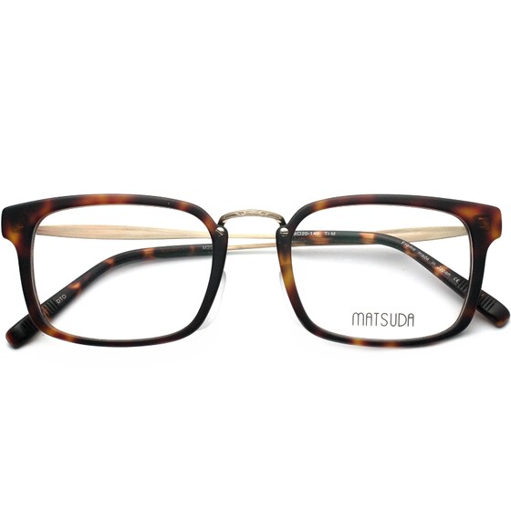 
Japan MATSUDA Matsuda glasses frame men's square full frame pure titanium ultra-light gentle handmade glasses frame M2006