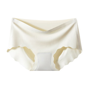 Summer non -trace ice silk pregnant women underwear female pure cotton antibacterial pregnancy pregnancy early, middle and late stages low waist large size thin triangle trousers
