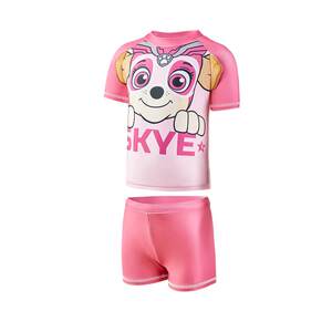Wangwang team children's swimsuit girl split swimwear girl swimwear 3 -year -old girl swimsuit truncies in the summer
