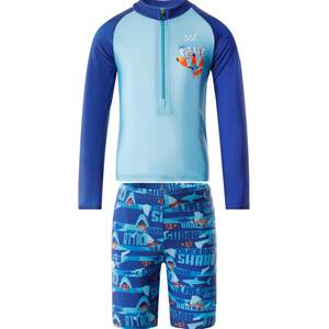 
361 children's swimsuit split long-sleeved medium and large children's swimsuit sun protection boy's hot spring wetsuit