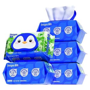 
Deyou Wet Toilet Paper Centella Asiatica 80 Large Pack Family Affordable Toilet Special Toilet Paper Wet Wipes for Pregnant Women