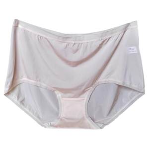 Color field underwear female 30875 mid -waist 30876 high waist ultra -thin ice silk milk silk full cotton crotch large size transparent fast dry