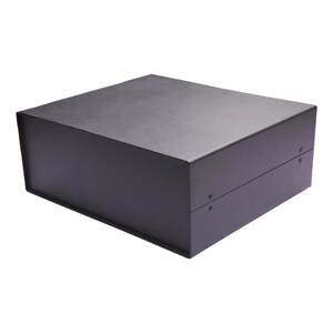 
Guermei Instrument Aluminum Case Medical Equipment Metal Case Black Small Iron Case Thickness 2.0mm