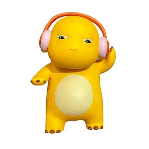 Genuine DJ Milk Dragon 2025 new office desktop ornaments creative home decoration cute car supplies
