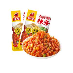 
Jialong Grain Spicy Strips Sweet and Spicy Flavor Bulk About 18g*2 Packs-XT