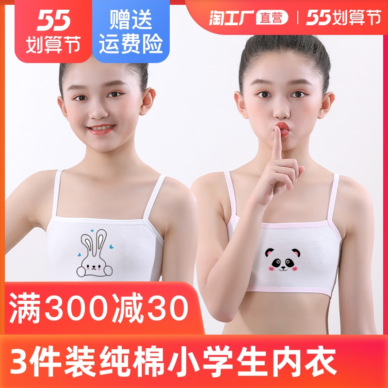 Girls' Underwear Development Stage Pupils 10-year-old Middle School  Children Wear Small Vests Stage 1 12 Girls' Sling Bras -  - Buy  China shop at Wholesale Price By Online English Taobao Agent
