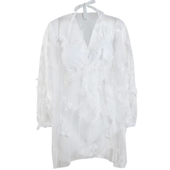 
Sexy pure swimsuit at the beach