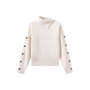 
[100% Sheep Wool] Saturday French Needle Turtleneck Sweater Women's Spring New Fashionable Casual Sweater