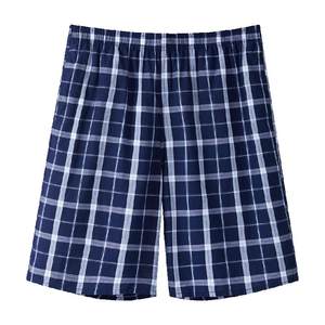 
Three-gun pure cotton pajama pants new spring and summer men's loose cotton shorts beach pants big shorts home pants