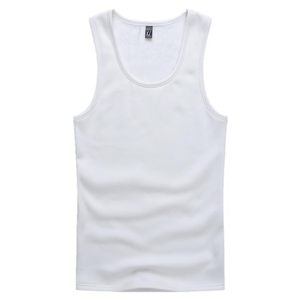 Continuation of Summer Tight Tank Top for Men's Inner Wear Sleeveless Solid Color Slim Fit Straddle Sports Bottom Pure Cotton Tank Top for Warmth