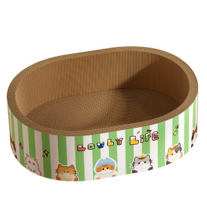 
Cat scratching board, wear-resistant and non-shedding, all-in-one cat nest, cat claw board, cat scratching basin, corrugated paper, cat claw grinding board artifact, large size