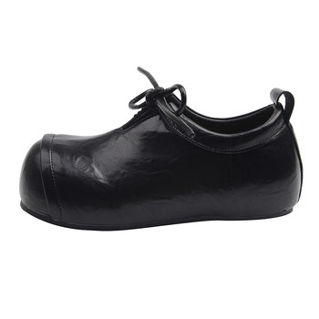 
Brown temperament women's autumn and winter versatile small leather shoes