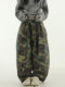 韩国代购 camo pattern balloon banding pants (unisex)迷彩长裤