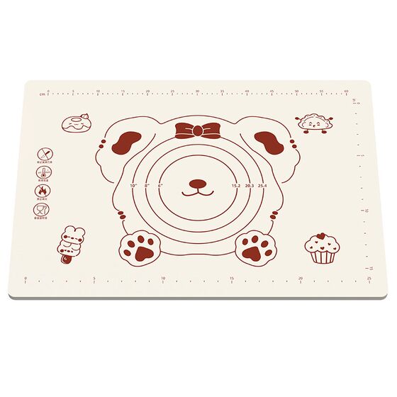 
Food grade silicone mat kneading panel thickened and dough mat chopping board kitchen supplies baking tools rolling pasta anti-slip