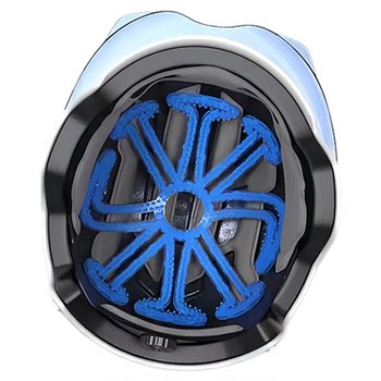 Motorcycle helmet padded hair style artifact