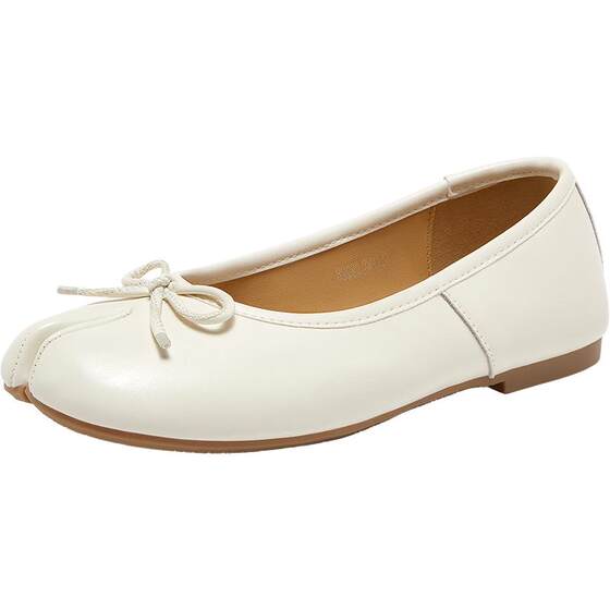 
Bestu 2026 Summer New Commuting Split-toe Shoes Pig's Trotter Shoes Boat Shoes Flat Shallow Mouth Women's Shoes B9090CQ6