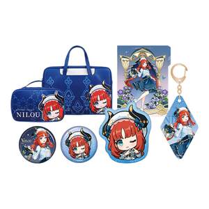 [Genshin Impact official] Star series surrounding Nilu badge pendant storage bag Genshin