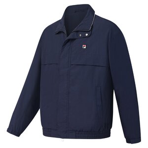 
FILA Official Men's Woven Jacket 2026 Spring New Tennis Sports Collar Color Block Work Jacket
