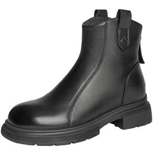 
Belle women's boots for winter new thin short boots plus fleece fashion boots super soft sheepskin Chelsea boots B7E1DDD5