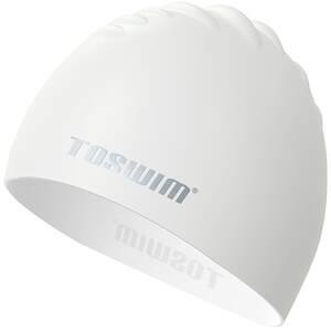 TOSWIM Swimming Hat Men's Women's Women's Fuller Head Long Hair increases waterproof professional big head fence silicon glue swimming cap