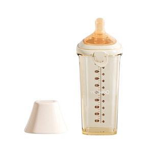 
Ying's flip-top bottle PPSU anti-colic bottle 6 months - 1 year old and 2 years old and above baby learns to drink from cup and straw bottle