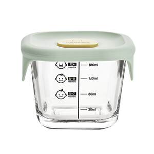 Lock and Lock complementary food box glass steaming bowl frozen compartment packaging box baby food tool baby special food bowl