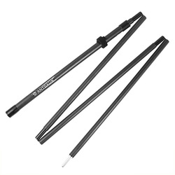 No. 7 Carbon Fiber Canopy Auxiliary Pole Adjustable Telescopic 1.75m 5-section Ultra-light Portable Tent Pyramid Shelter