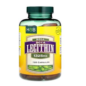 
Herbari HB soy lecithin soft capsules made in the UK 120 official authentic adult products suitable for both men and women