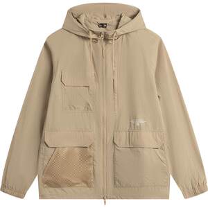 
Li Ning Jacket Men's Spring Top Sports Trendy Workwear Top Hooded Casual Loose Woven Sportswear Windbreaker