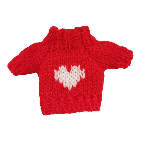 14cm head of paparazzi sweater collection OB11 baby clothing clothing accessories Christmas set clothes spot