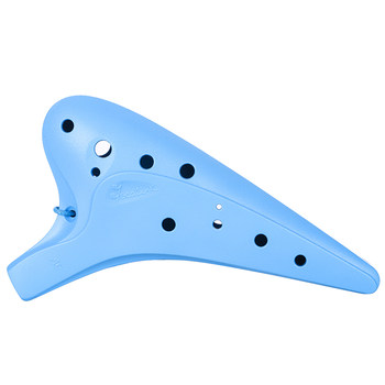 Anti-fall plastic twelve-hole elegant ocarina for elementary school students