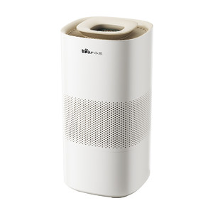 Bear fog-free humidifier household silent bedroom pregnant women and babies air evaporation integrated large capacity floor-standing new model