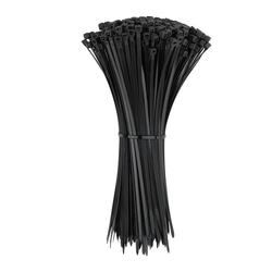 Nylon Plastic Cable Tie Black And White Self-locking Buckle Cable Tie Binding Rope Strong Tension Fixed Binding Tie Cable Belt Resistant To High Temperature And Low Temperature Strangled Dog Cable Management Chassis Diy Factory Direct Sales